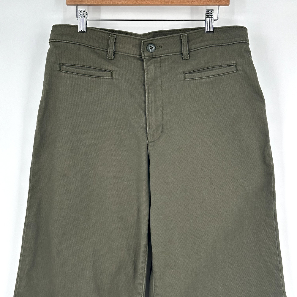 Levi's Olive Green Wide Leg Jeans - Picture 2 of 9